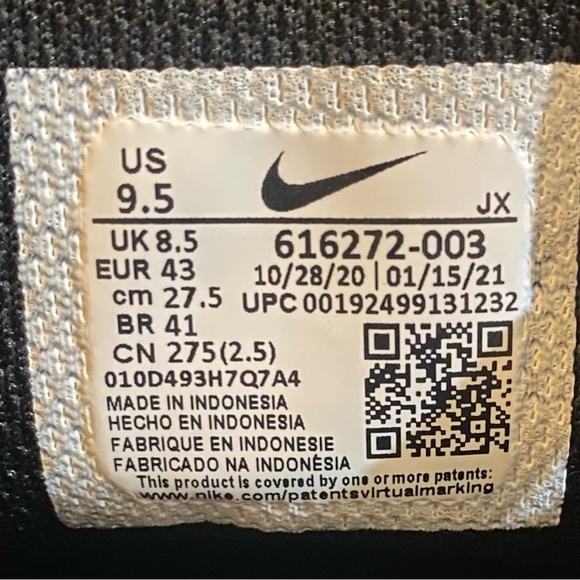 Nike Reax 8 TR Athletic Training Shoes Black  NEW Size 9.5 - Picture 5 of 10